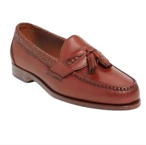 Allen Edmonds Maxfield Tassel Leather Loafer In Dark Chili Size 11.5